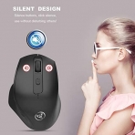 HXSJ Wireless Ergonomik Mouse (Siyah)