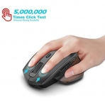 HXSJ Wireless Ergonomik Mouse (Siyah)