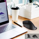 iClever Bluetooth Dikey Mouse (Siyah)