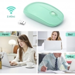 Jelly Comb 2.4GHz Wireless Bluetooth Mouse (Mint)