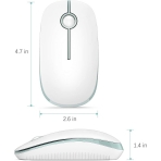 Jelly Comb 2.4G Wireless Mouse (Beyaz/Mint)