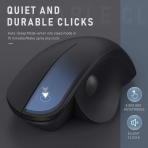 Jelly Comb 2.4GHz Wireless Ergonomik Mouse(Siyah)