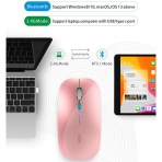 TENMOS Wireless Bluetooth Mouse (Rose Gold)