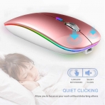 TENMOS Wireless Bluetooth Mouse (Rose Gold)