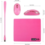 SOON GO Mouse Set (Pembe)