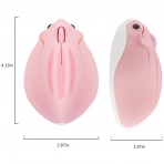 PloutoRich Hamster Wireless Mouse (1200DPI)(Pembe)