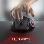 Jelly Comb 2.4GHz Wireless Trackball Mouse(Siyah/Krmz)