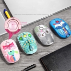 FD V8 Wireless Mouse (Pembe Tilki)