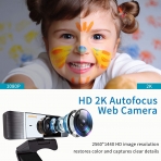 AMZANE USB 2K Full HD Webcam