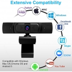 Samzuy AutoFocus 1080P Webcam