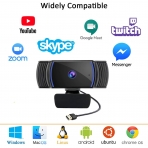 ROADOM USB 1080P Webcam