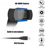 WEICHA 1080P HD Webcam  (Mavi)