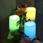 CANDLE IDEA 6 Adet Renkli Led Mum