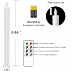 DRomance 6 Para amdan Led Mum (Beyaz)