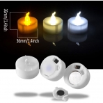 AGPtEK Led Tea Light Mum Seti (60 Adet)