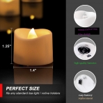 Huakway Led Tea Light Mum Seti (24 Adet)