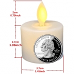 Global Candles 6 Adet Mini Led Mum