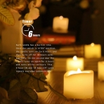 CANDLE IDEA 6 Adet Led Tea Light Mum