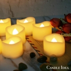 CANDLE IDEA 24 Adet Led Tea Light Mum