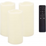 CANDLE CHOICE 3 Adet Led Mum (17cm)