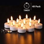 Eywamage 48 Adet Led Tealight Mum