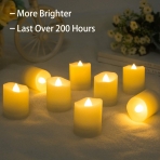 CelebrationLight Krem LED Mum (9 Adet)