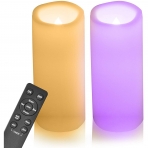 Candle Choice 2 Adet Renkli Led Mum (25cm)