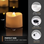 Homemory 24 Adet Led Tealight Mum