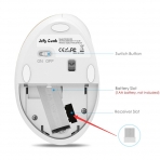 Wireless Vertical Mouse, Jelly Comb Wireless Mouse 2.4G High