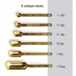 2lbDepot Paslanmaz elik l Ka Set (7 Para)(Gold)