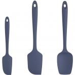 U-Taste Silikon Spatula Set (3 Para) (Lacivert)