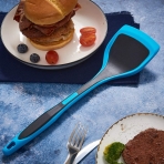 DESLON Silikon Spatula Set (3 Para) (Siyah-Mavi)