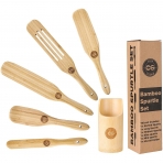 Chef Gizmo Ahap Spatula Set (5 Para) (Kahve)