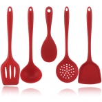 Gietinor Silikon Spatula Seti (5 Para) (Krmz)