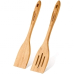 GEEKHOM Bambu Spatula Seti (2 Para) (Kahve)