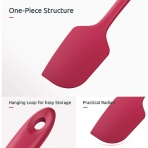 U-Taste Silikon Spatula Seti (Krmz)(4 Adet)