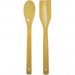 S&L SUPPORT LINE Bambu Spatula Seti (2 Para) (Kahverengi)