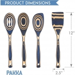 Crate Collective Exotic Pakkawood Spatula Set (7 Para)(Mavi)