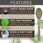 Crate Collective Exotic Pakkawood Spatula Set (7 Para)(Yeil)