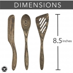 Crate Collective Exotic Pakkawood Spatula Set (7 Para)(Yeil)