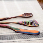 Crate Collective Exotic Pakkawood Spatula Set (7 Para)(Renkli)