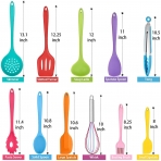 TeamFar Silikon Mutfak Gereleri Seti (11 Para)(Renkli)