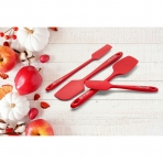 UpGood Silikon Spatula Set (Krmz)(4 Para)