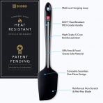 di Oro Living Silikon Spatula Seti (4 Para)(Siyah)