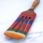 Totally Bamboo Ahap Delikli Spatula (Renkli)