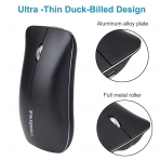 Awxlumv Bluetooth Wireless Mouse, Rechargeable Noiseless USB 2.4