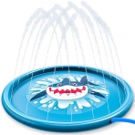 QPAU Sprinkler ime ocuk Su Oyun Mat (Kpekbal)(172cm)