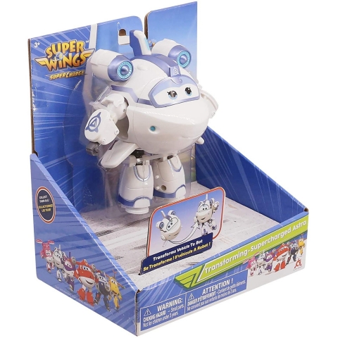 Super Wings Supercharged Astra Airplane Aksiyon Figr(12.7 cm)