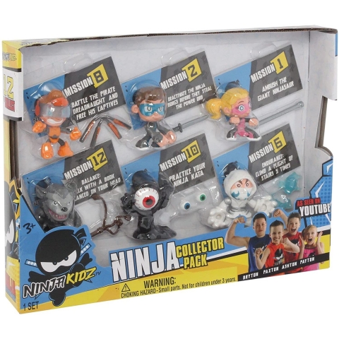 Ninja Kidz TV Series 1 Collector Pack Aksiyon Figr(6 para)