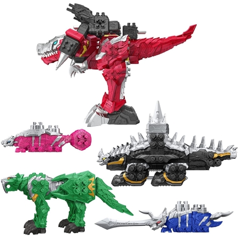 Power Rangers Dino Fury Megazord Mega Aksiyon Figr(5 para)